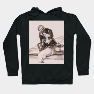 Beware of the Advice by Francisco Goya Hoodie